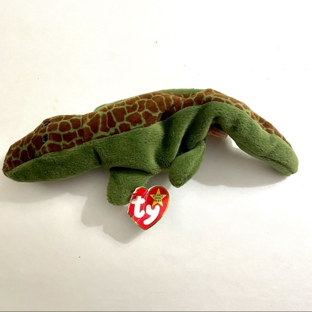 🎯3/$10 Ty Vintage Original Beanie Baby Ally Alligator Plush Collectible 1993